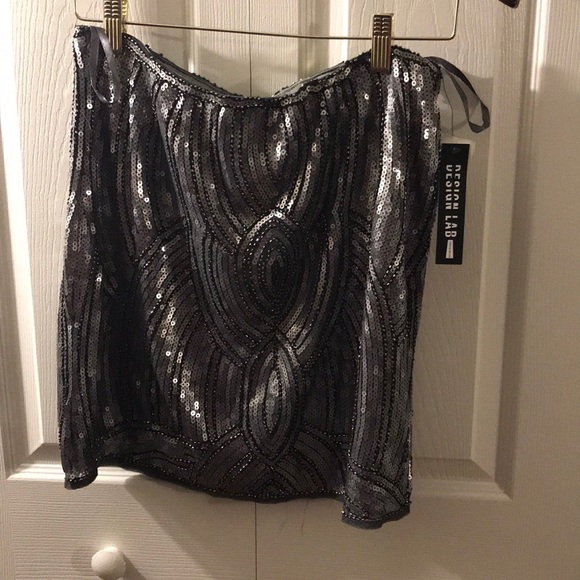 Glittery sequins skirt - design lab - Picture 2 of 8